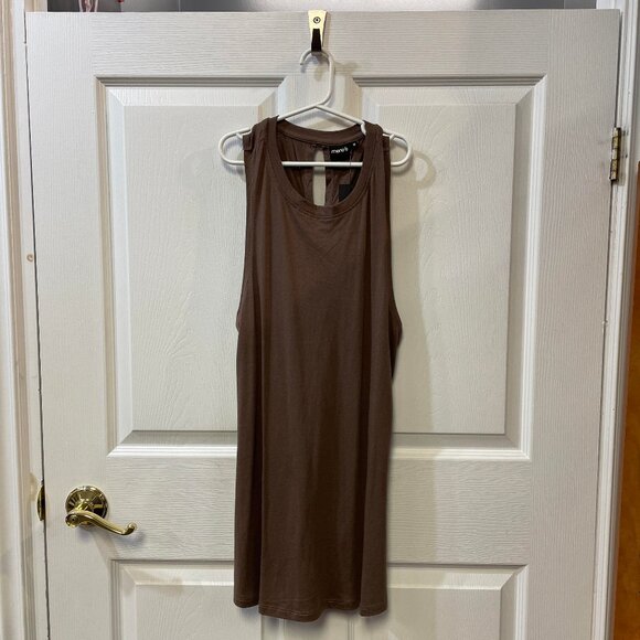 Mono B Twist Back Racerback Tank Top KT11450 - Picture 3 of 4